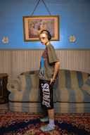 Sumé Leather Gemstone Shorts