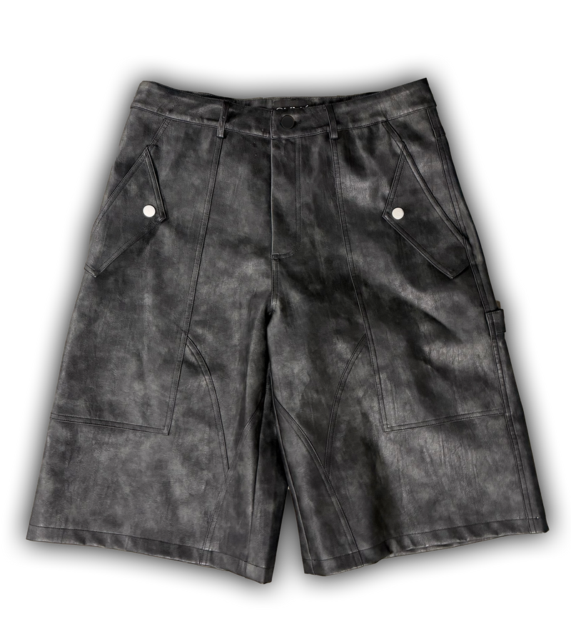 Punk Leather Shorts